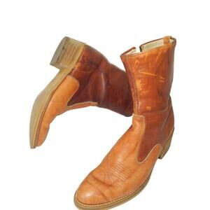 RARE Dingo Men Leather Cowboy Western Boots Size 9.5